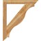 Ekena Millwork Funston Traditional Rough Sawn Bracket, Western Red Cedar, 4"W x 38"D x 44"H BKT04X38X44FST01RWR - alternate 3